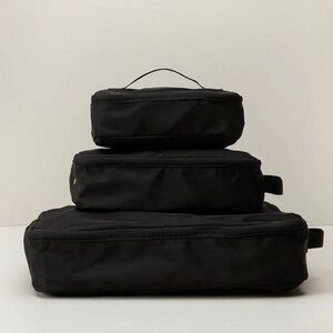 Elegant Black Packing Cube Set